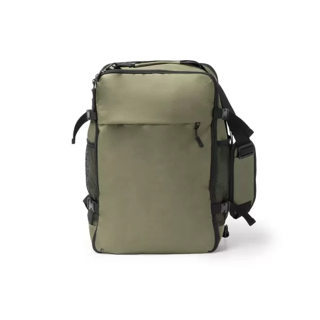 SAC A DOS CABINE RPET PERSONNALISE 'FOXILO' - vert fonce