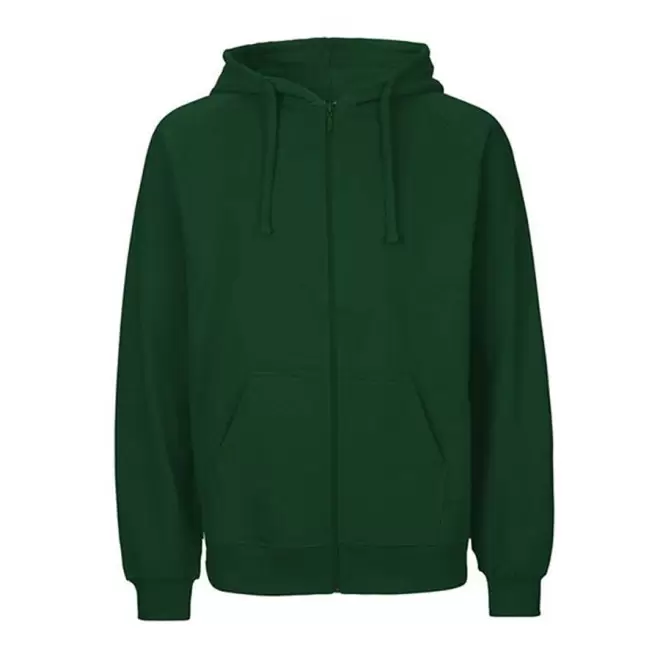 SWEAT-SHIRT PERSONNALISÉ ZIP HOMME BIO NEUTRAL® 'YORIS' - bottle green