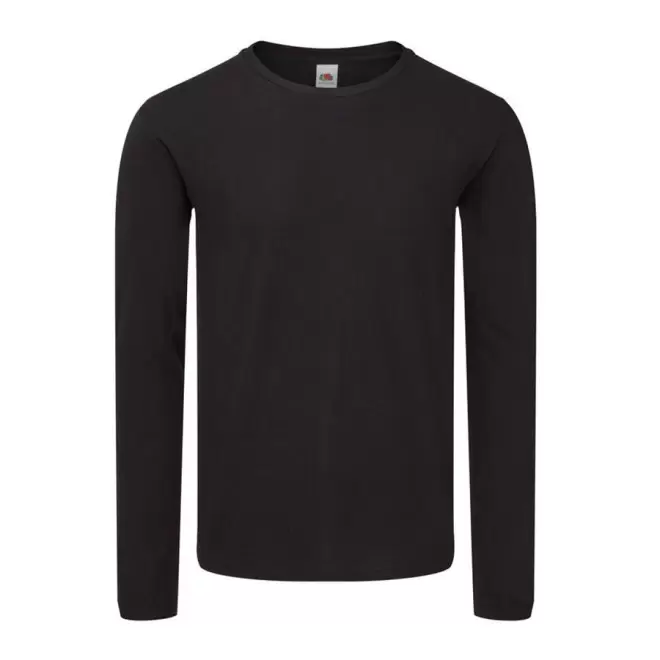 TEE-SHIRT PERSONNALISÉ MANCHES LONGUES 'ICONIC 150 T ML' - noir