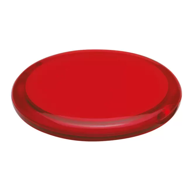 DOUBLE MIROIR DE POCHE PERSONNALISÉ 'BEAUTY DOUBLE' - rouge