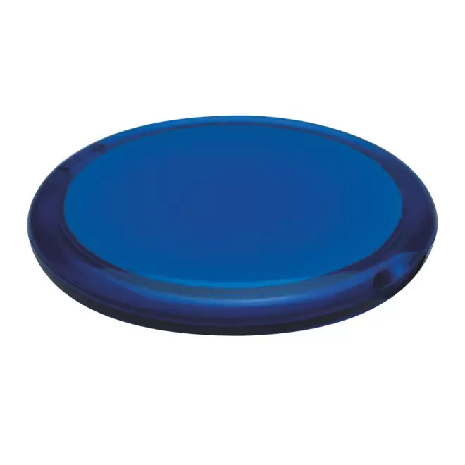 DOUBLE MIROIR DE POCHE PERSONNALISÉ 'BEAUTY DOUBLE' - bleu