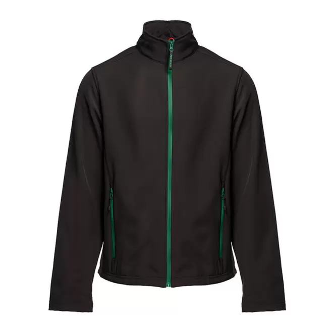 VESTE SOFTSHELL PERSONNALISEE HOMME PEN DUICK® 'MAGELLAN' - black/kelly green