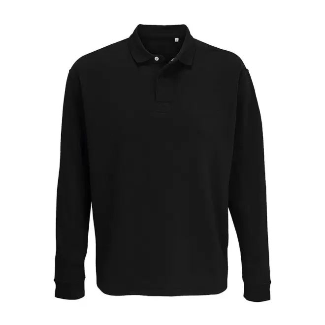 SWEAT-SHIRT POLO PERSONNALISÉ MIXTE 'HERITAGE' - noir