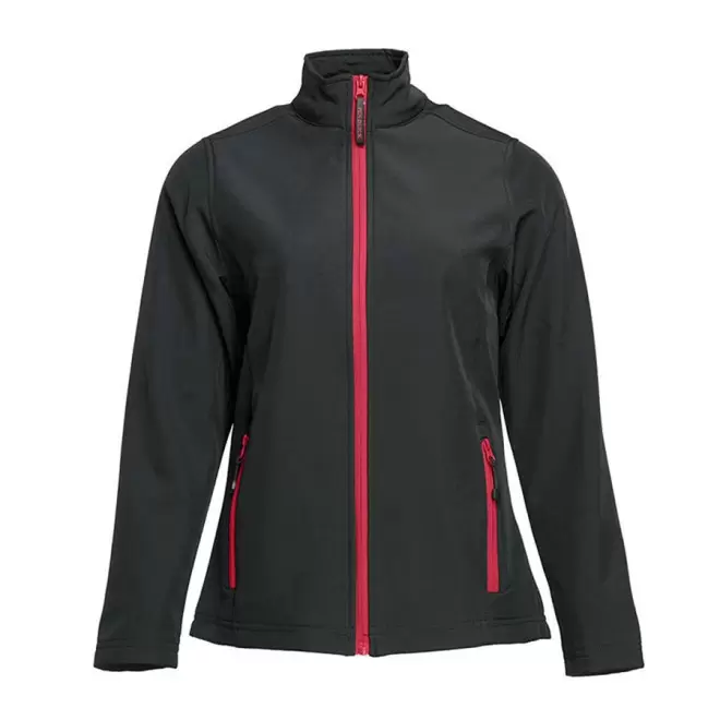 VESTE SOFTSHELL PERSONNALISEE FEMME PEN DUICK® 'MAGELLAN' - black/red