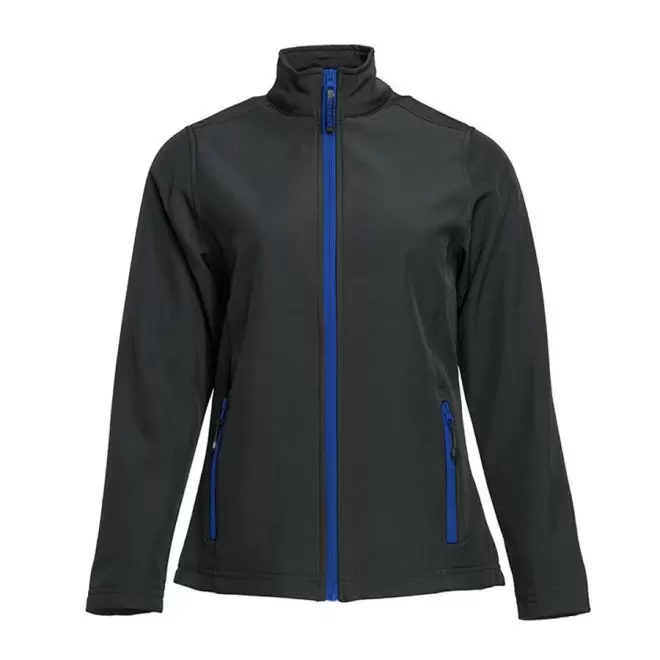 VESTE SOFTSHELL PERSONNALISEE FEMME PEN DUICK® 'MAGELLAN' - black/royal