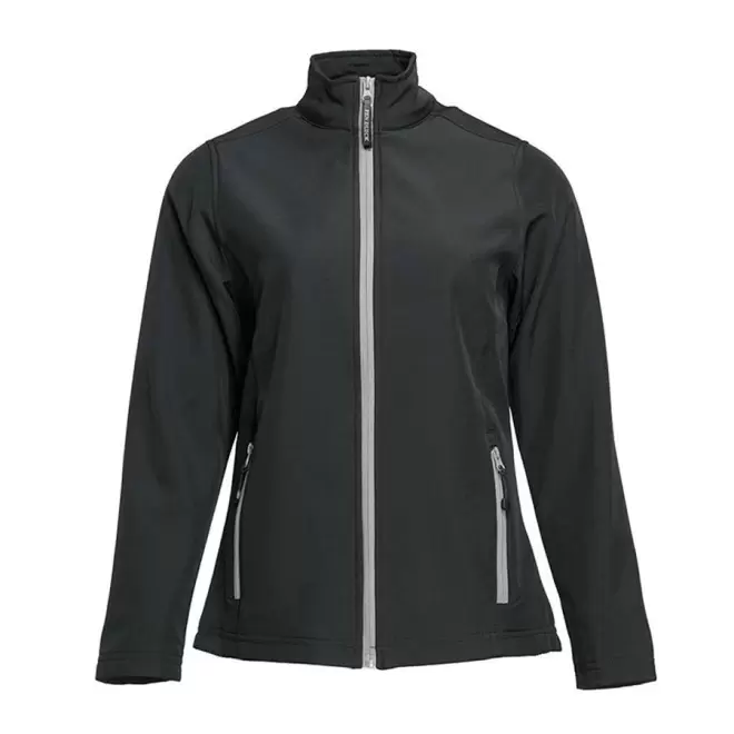 VESTE SOFTSHELL PERSONNALISEE FEMME PEN DUICK® 'MAGELLAN' - black/silver
