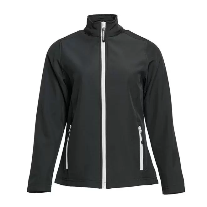 VESTE SOFTSHELL PERSONNALISEE FEMME PEN DUICK® 'MAGELLAN' - black/white