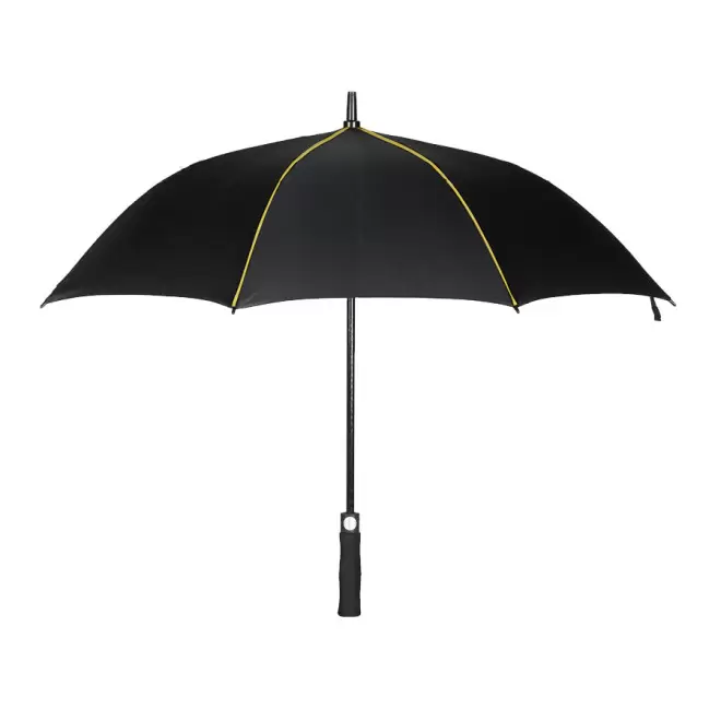 PARAPLUIE DE GOLF PERSONNALISABLE 'BURFORD' - black/gold