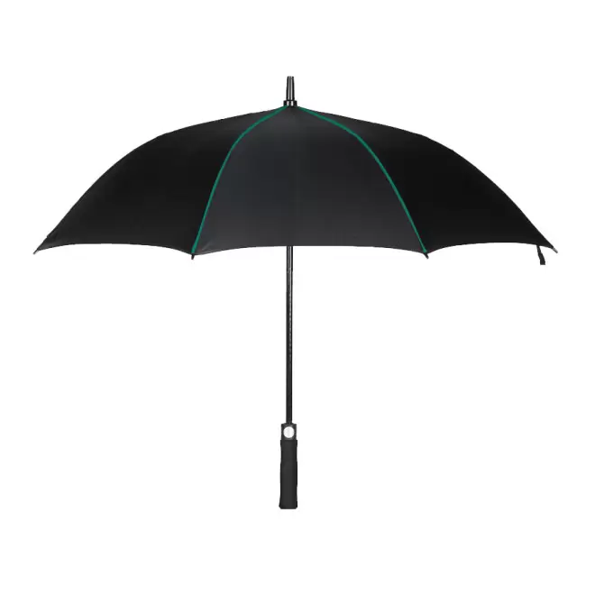 PARAPLUIE DE GOLF PERSONNALISABLE 'BURFORD' - black/kelly green