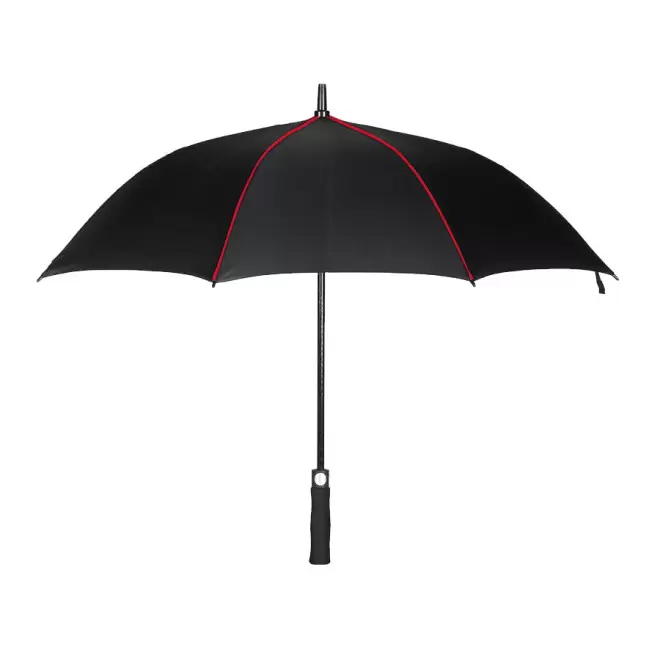 PARAPLUIE DE GOLF PERSONNALISABLE 'BURFORD' - black/red