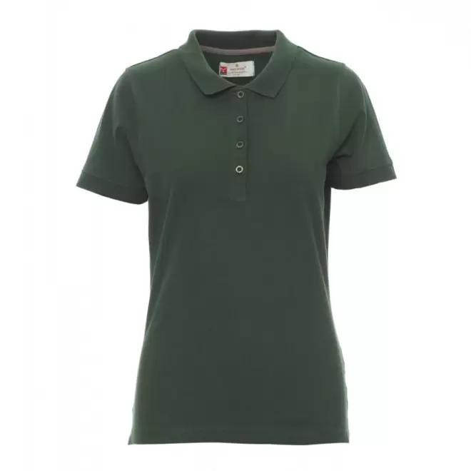 POLO PERSONNALISABLE FEMME PAYPER® 'VENICE' - vert foncé