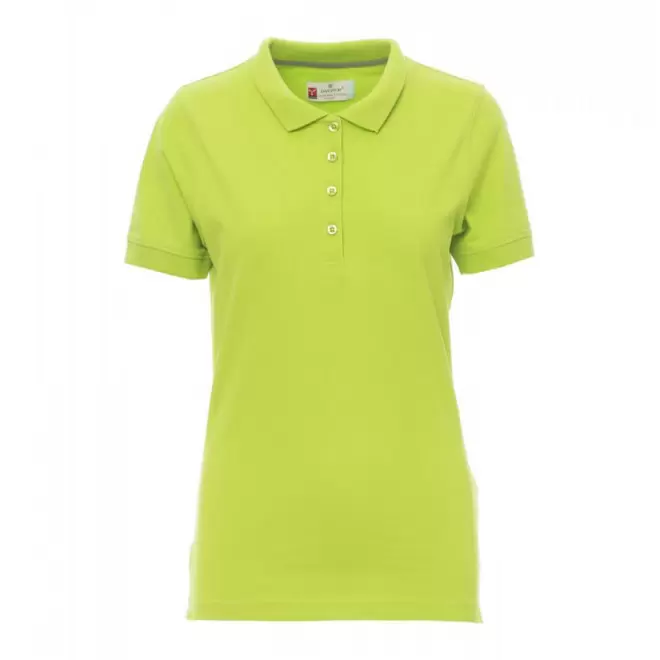 POLO PERSONNALISABLE FEMME PAYPER® 'VENICE' - vert pomme