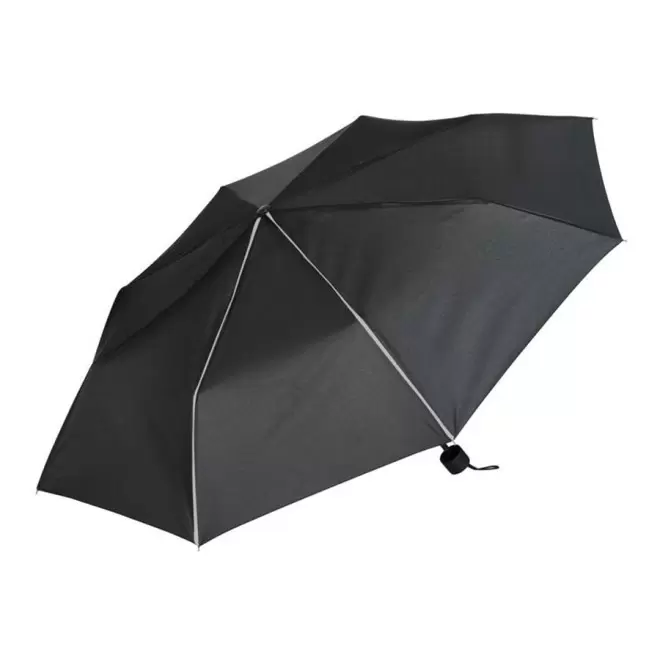 MINI PARAPLUIE PERSONNALISABLE  'BURFORD' - black/silver