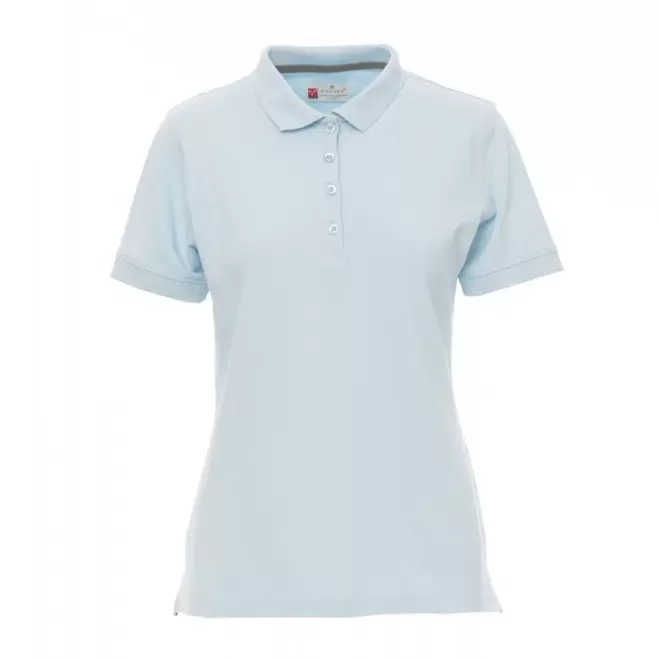 POLO PERSONNALISABLE FEMME PAYPER® 'VENICE' - bleu ciel
