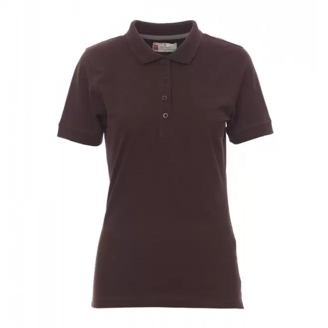 POLO PERSONNALISABLE FEMME PAYPER® 'VENICE' - marron