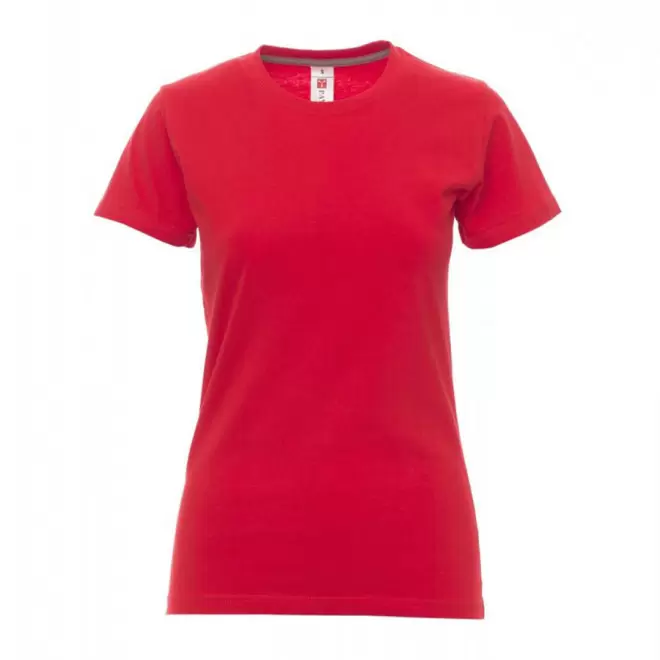 TEE-SHIRT PERSONNALISE FEMME PAYPER® 'SUNRISE' - rouge