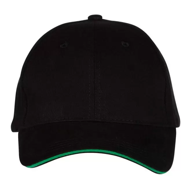 CASQUETTE PERSONNALISÉE 'BURT' - black/kelly green
