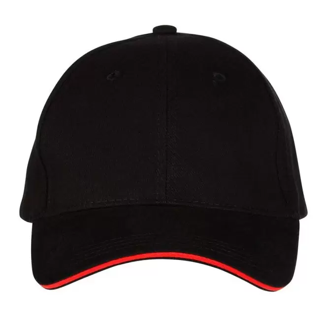 CASQUETTE PERSONNALISÉE 'BURT' - black/red