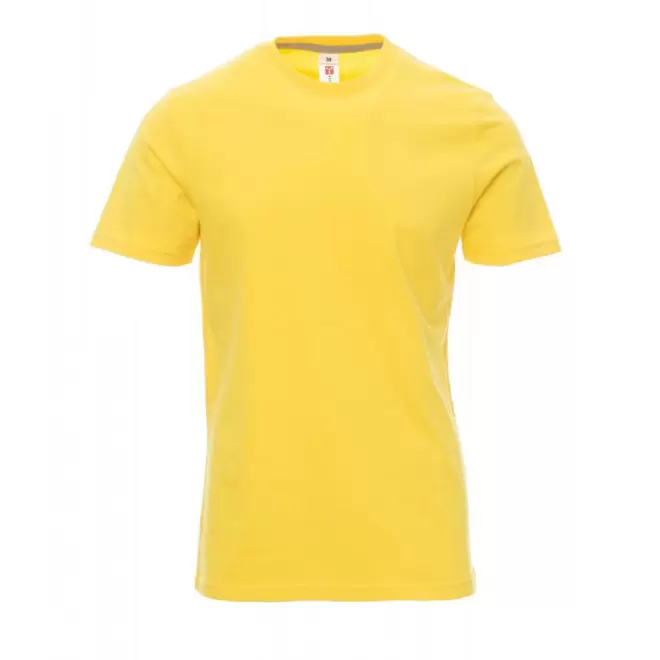 TEE-SHIRT PERSONNALISE HOMME PAYPER® 'SUNRISE' - jaune
