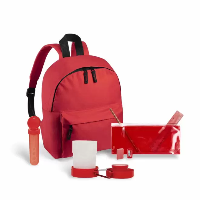 SET ENFANT PERSONNALISABLE 'KIDOU' - rouge