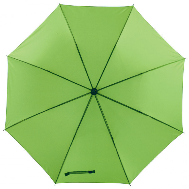 PARAPLUIE PERSONNALISÉ MANCHE DROIT AVEC BANDOULIERE 'GOLFY' - vert clair