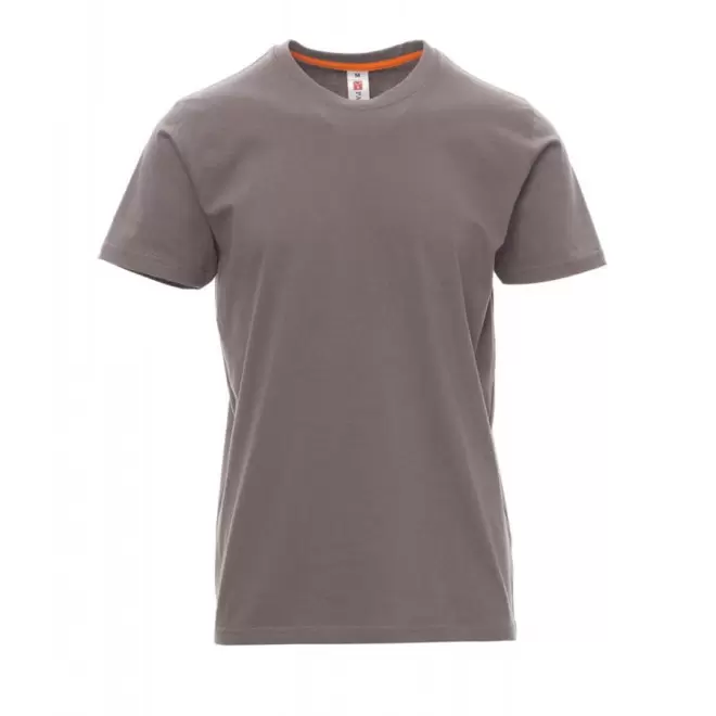 TEE-SHIRT PERSONNALISE HOMME PAYPER® 'SUNRISE' - gris