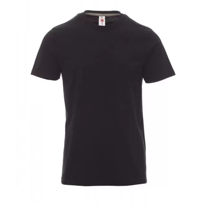 TEE-SHIRT PERSONNALISE HOMME PAYPER® 'SUNRISE' - noir