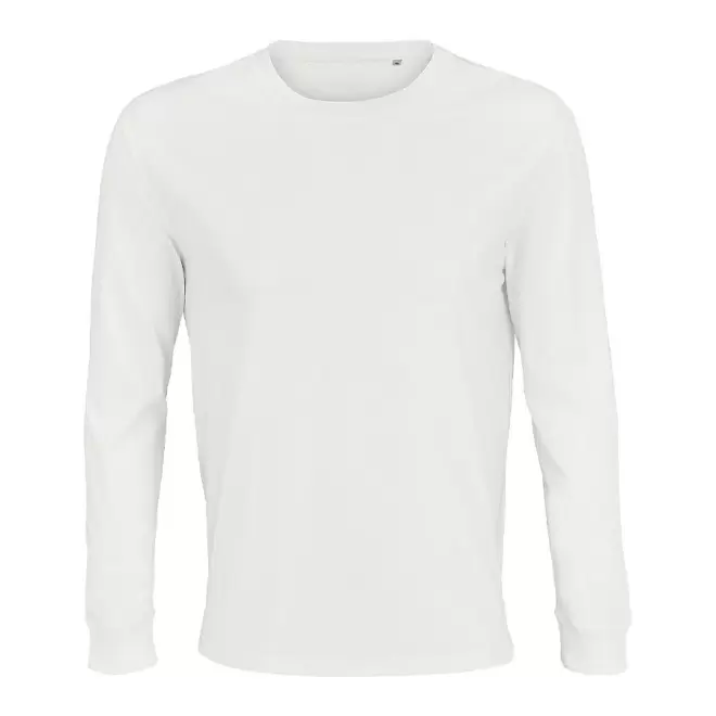 TEE-SHIRT PERSONNALISÉ MANCHES LONGUES MIXTE BIO BLANC 'PIONEER LSL' - blanc