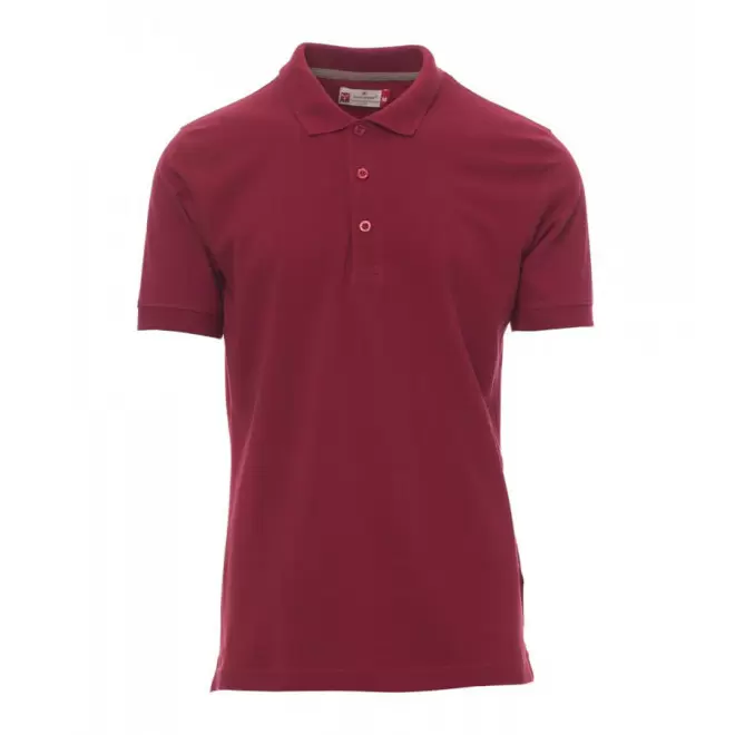 POLO PERSONNALISABLE HOMME PAYPER® 'VENICE' - bordeaux