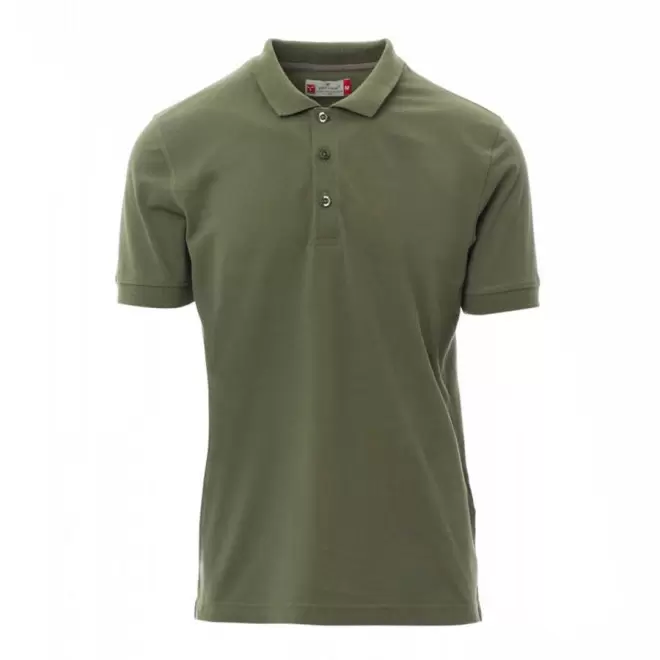 POLO PERSONNALISABLE HOMME PAYPER® 'VENICE' - vert militaire