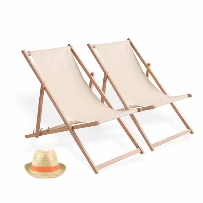 LOT 2 CHILIENNES ET 50 CHAPEAUX PERSONNALISABLE 'HURVOX' - orange