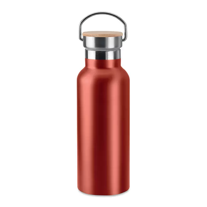 RAPIDE 4J - BOUTEILLE ISOTHERME PERSONNALISABLE 500ML 'HOLLY' - rouge