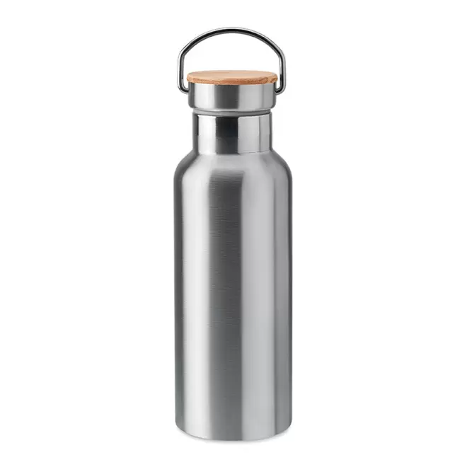 RAPIDE 4J - BOUTEILLE ISOTHERME PERSONNALISABLE 500ML 'HOLLY' - argent mat