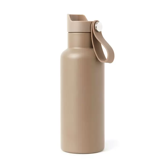 BOUTEILLE ISOTHERME PERSONNALISABLE SPORT 500ML 'TIALI' - gris