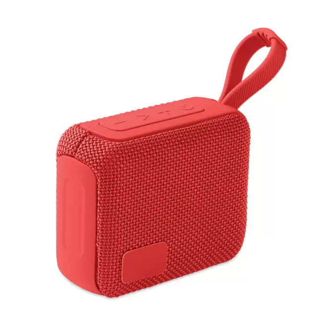 ENCEINTE BLUETOOTH 5W PERSONNALISABLE 'LISTO' - rouge