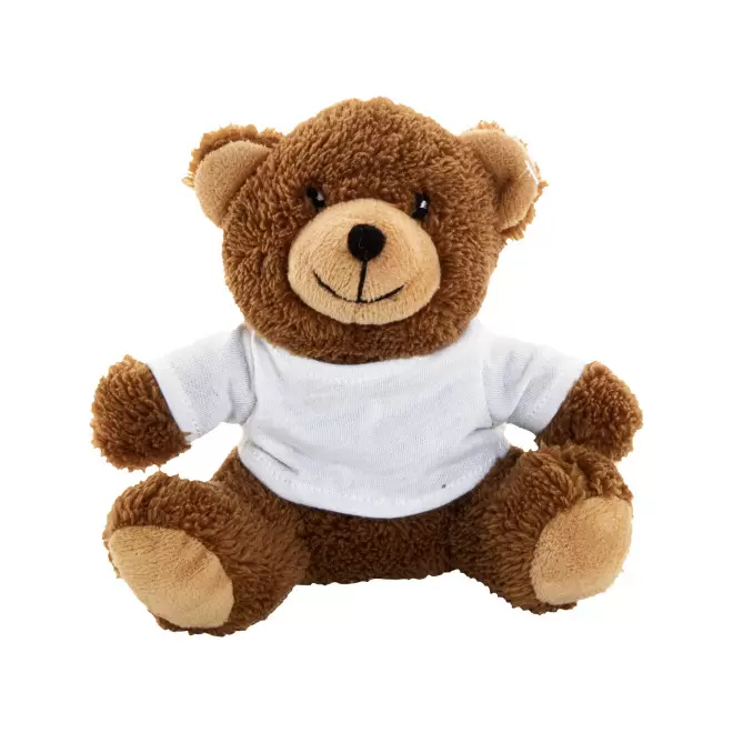 PELUCHE OURSON RPET PERSONNALISABLE 'DOUDI' - brun