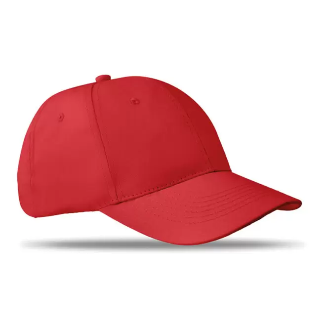 CASQUETTE 6 PANS PERSONNALISABLE 'ARKEO' - rouge