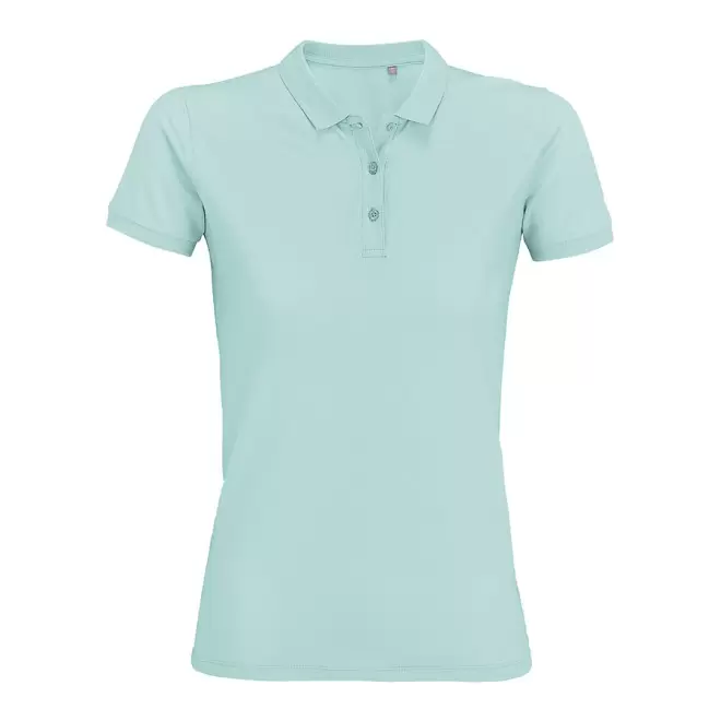 POLO PUBLICITAIRE FEMME BIO 'PLANET' COULEUR 170 GR/M² - bleu artique