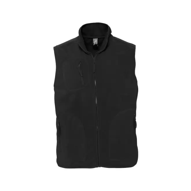 BODYWARMER PUBLICITAIRE POLAIRE MIXTE 'NORWAY' 320 GR/M² - noir