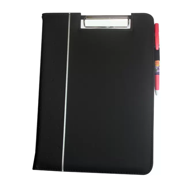 PORTE-BLOC PERSONNALISÉ A4 'MONTE CARLO' - noir