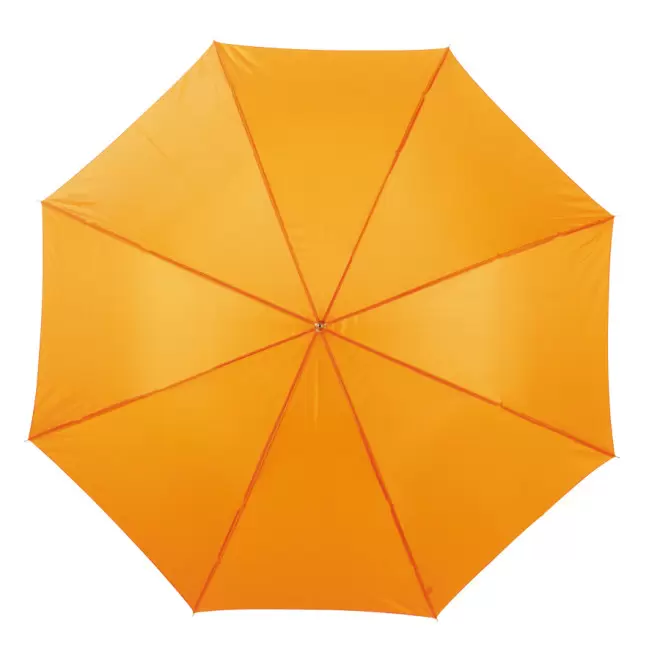 PARAPLUIE PUBLICITAIRE MANCHE DROIT OUVERTURE AUTO 'ABERDEEN BOIS' - orange