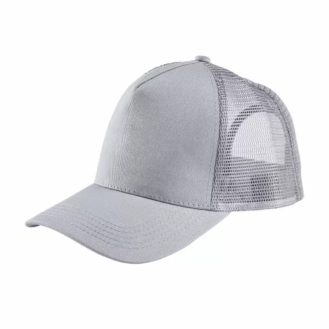 CASQUETTE TRUCKER FILET PERSONNALISABLE 'BLINK' - gris pur