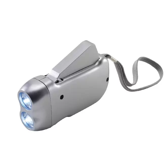 LAMPE DE POCHE PUBLICITAIRE 'DYNAMO' - argenté