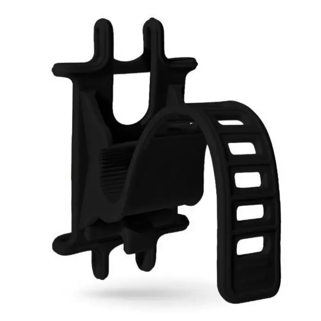 SUPPORT DE TÉLÉPHONE PERSONNALISABLE 'EQIP' - noir