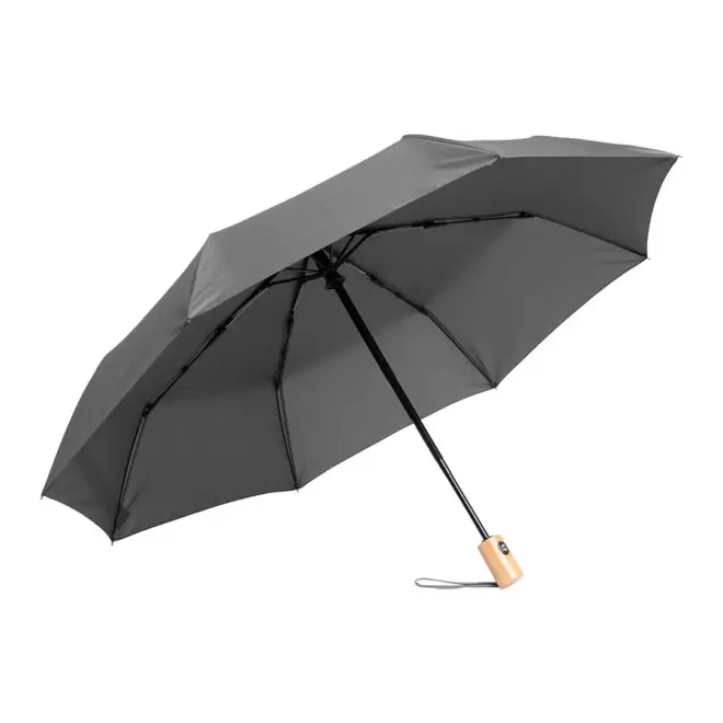 PARAPLUIE PUBLICITAIRE TEMPETE OUVERTURE AUTO 'LUSK MINI' - gris