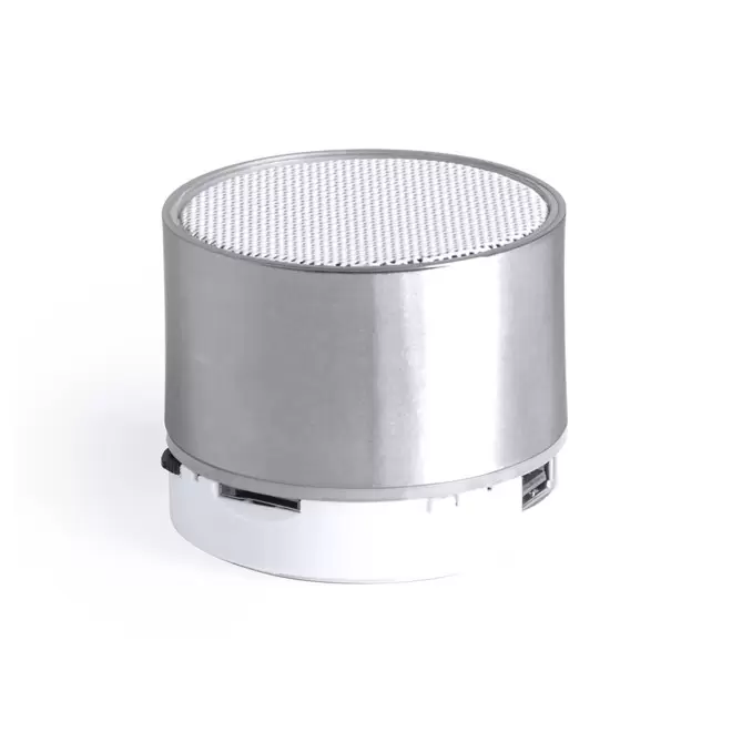 ENCEINTE PERSONNALISABLE 3W LOGO LUMINEUX 'NOVALUMI' - argenté