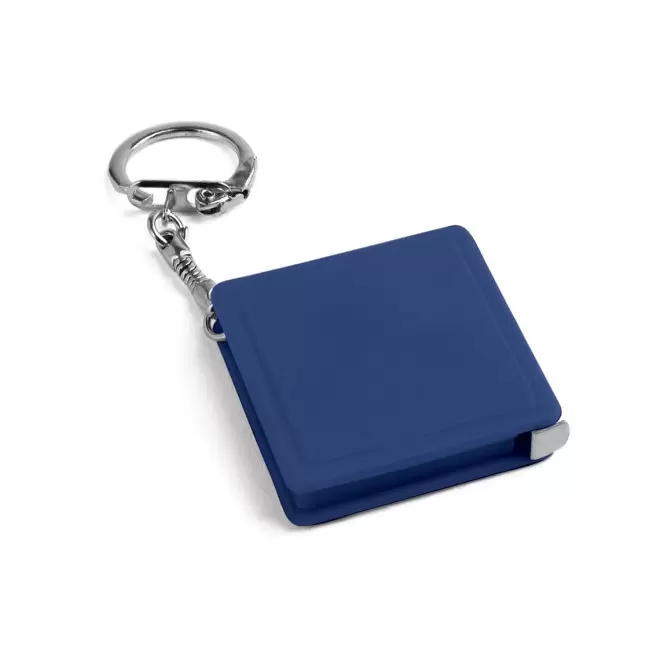 PORTE-CLES PUBLICITAIRE METRE RUBAN 'DANO CARRE' 1M - bleu