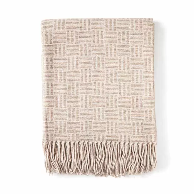 PLAID PERSONNALISABLE 'DUTHIL' - marron