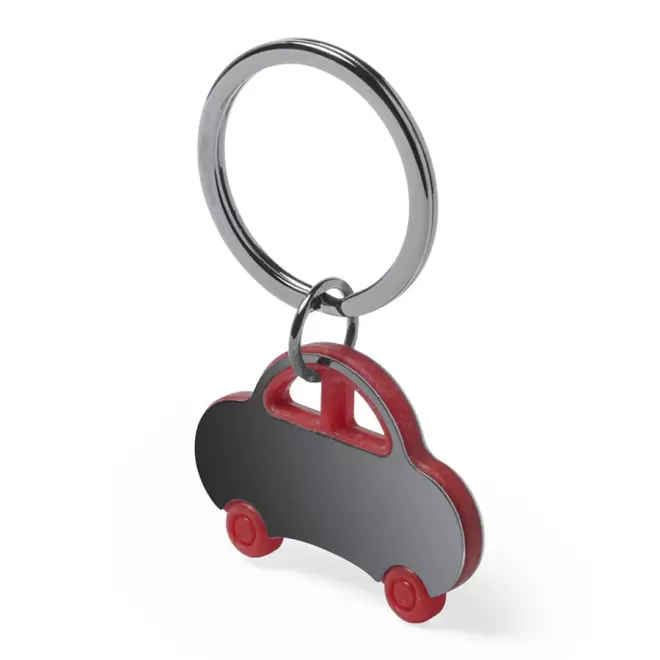 PORTE-CLES PUBLICITAIRE 'AUTOCOLOR' - rouge