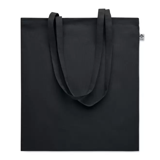 SAC SHOPPING PERSONNALISÉ EN COTON 180 GR 'SUNDO BIO' - noir